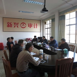 新兴县审计局党组召开2016年度民主生活会