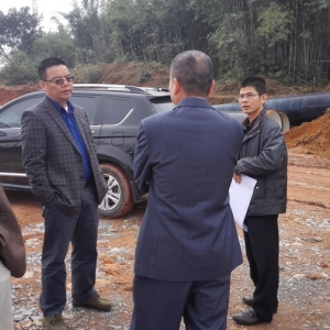县委常委刘涛到太平镇调研共成水厂项目建设进度