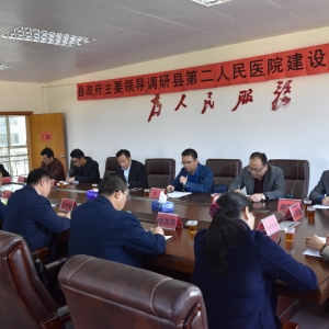 县政府主要领导到稔村镇开展县第二人民医院建设调研工作