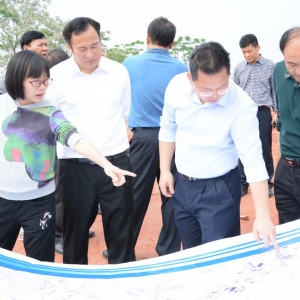 县政府主要领导到太平镇调研重点项目建设情况