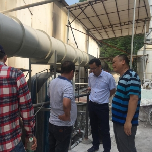 车岗镇：镇长曹建标到企业单位督导环保工作
