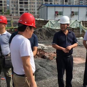 市住建局督查城区项目工地