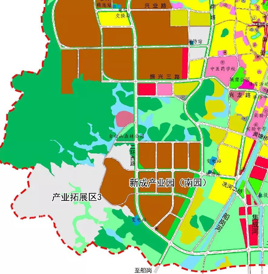 东兴市罗浮新区规划图图片