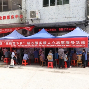 罗定市榃滨镇：疫苗接种进乡村 贴心服务暖民心