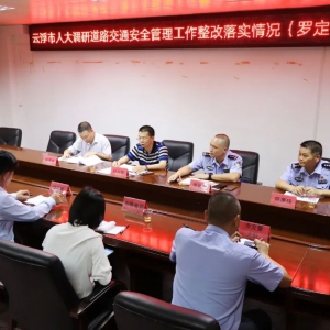 云浮市人大常委会调研组到罗定市调研道路交通安全管理工作 ...