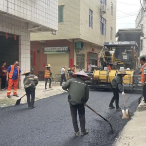 南江口镇：道路变靓了 城镇颜值大提升