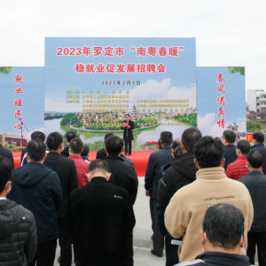 罗定市举办2023年“南粤春暖”稳就业促发展招聘会