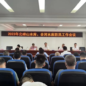 新兴县召开2023年北峰山水库、合河水库防汛工作会议