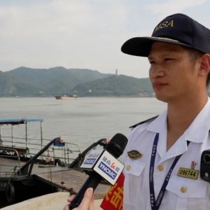 郁南海事部门提前做好辖区渡口防台风准备工作