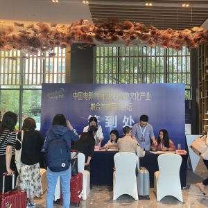 中国电影内容孵化与城市文化产业融合发展高峰论坛准备就绪 嘉宾陆续报到 ...