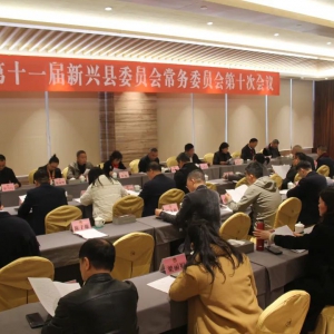 新兴县政协召开十一届常委会第十次会议 五位政协常委晒出履职“成绩单” ...